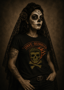 Picture of Dave Rumbler Band Tee - Skull Design
